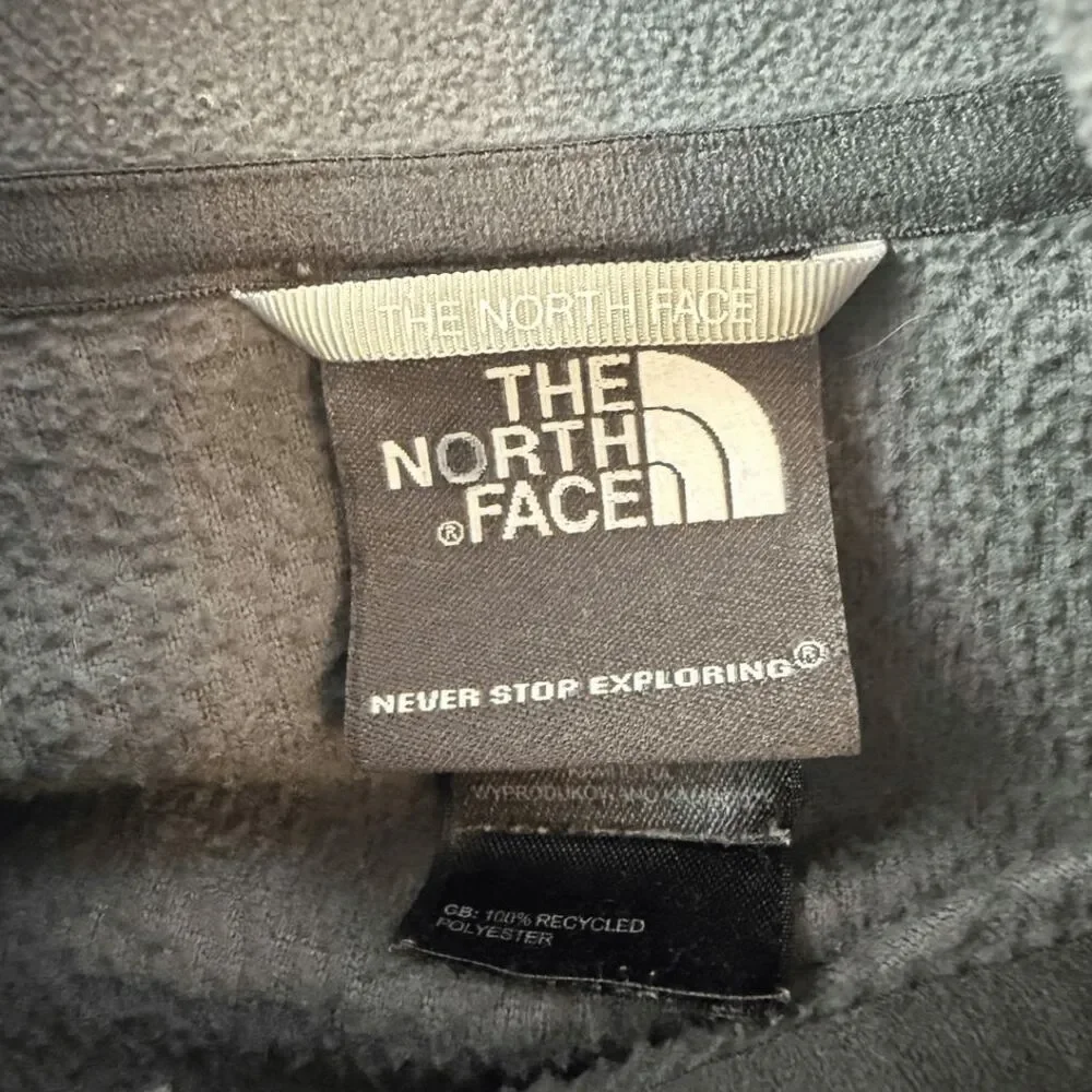 The North Face Men's Fleece Quarter Zip Long Sleeve‎ Pullover Sweater Black XL